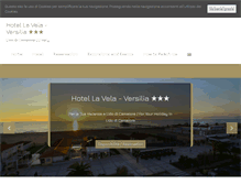 Tablet Screenshot of hotel-lavelaversilia.it